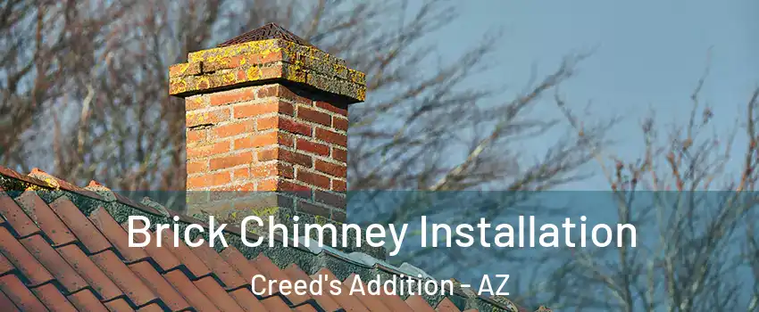 Brick Chimney Installation Creed's Addition - AZ