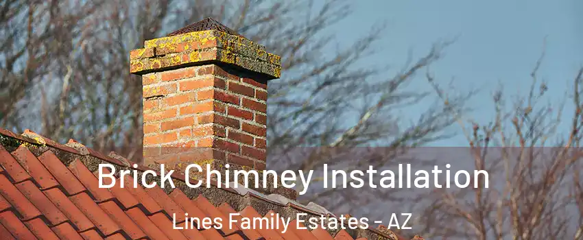 Brick Chimney Installation Lines Family Estates - AZ