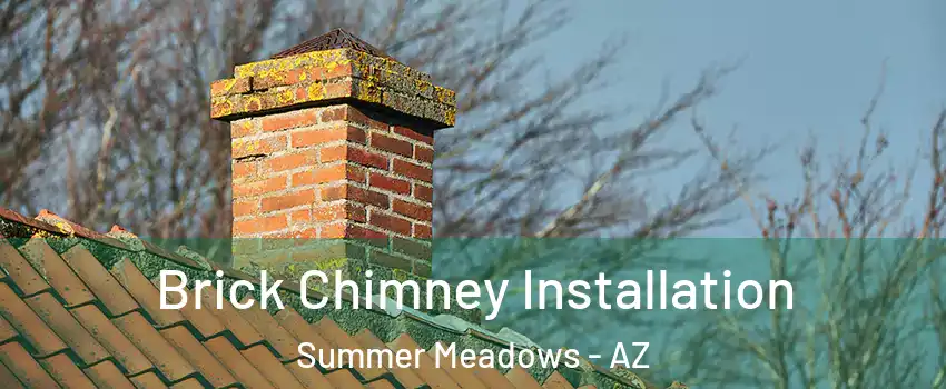 Brick Chimney Installation Summer Meadows - AZ