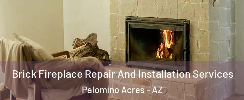 Brick Fireplace Repair And Installation Services Palomino Acres - AZ
