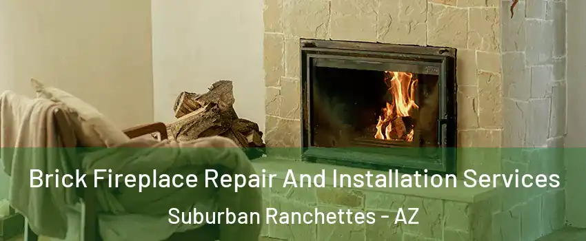 Brick Fireplace Repair And Installation Services Suburban Ranchettes - AZ