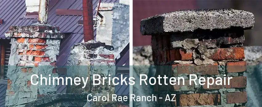 Chimney Bricks Rotten Repair Carol Rae Ranch - AZ