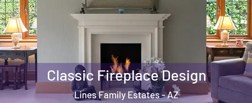 Classic Fireplace Design Lines Family Estates - AZ