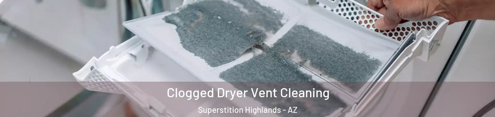 Clogged Dryer Vent Cleaning Superstition Highlands - AZ