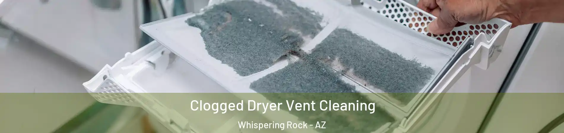 Clogged Dryer Vent Cleaning Whispering Rock - AZ