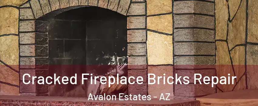 Cracked Fireplace Bricks Repair Avalon Estates - AZ