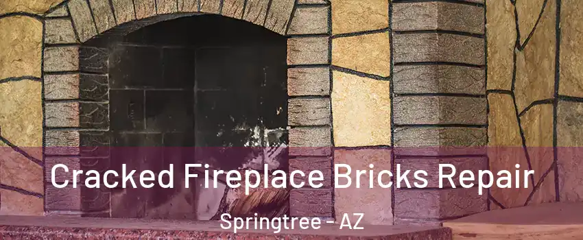 Cracked Fireplace Bricks Repair Springtree - AZ