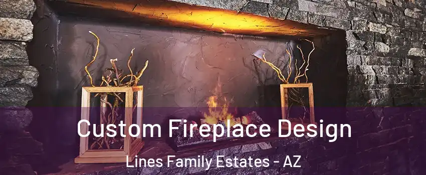 Custom Fireplace Design Lines Family Estates - AZ