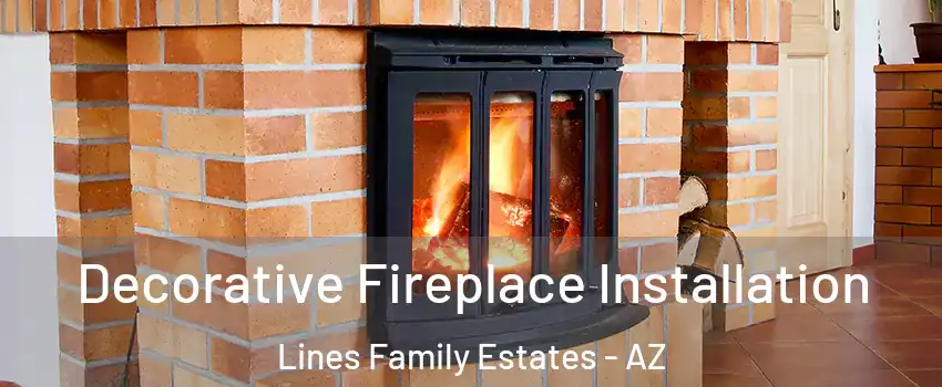 Decorative Fireplace Installation Lines Family Estates - AZ