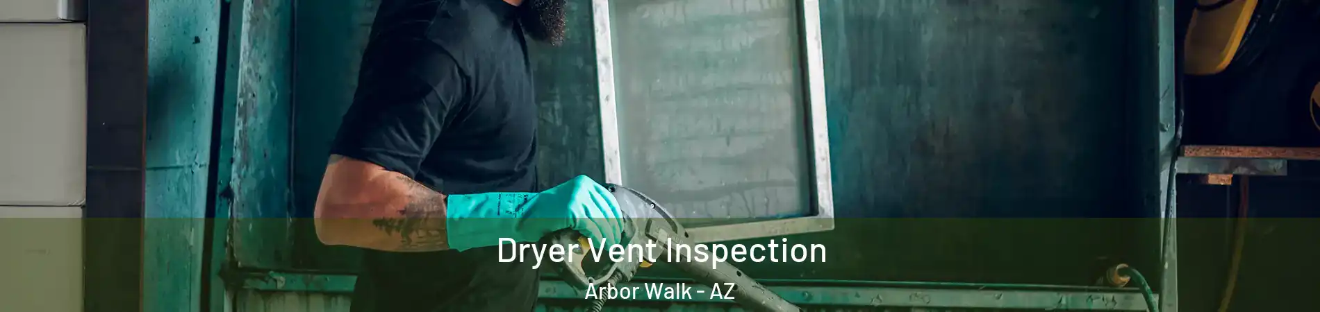 Dryer Vent Inspection Arbor Walk - AZ