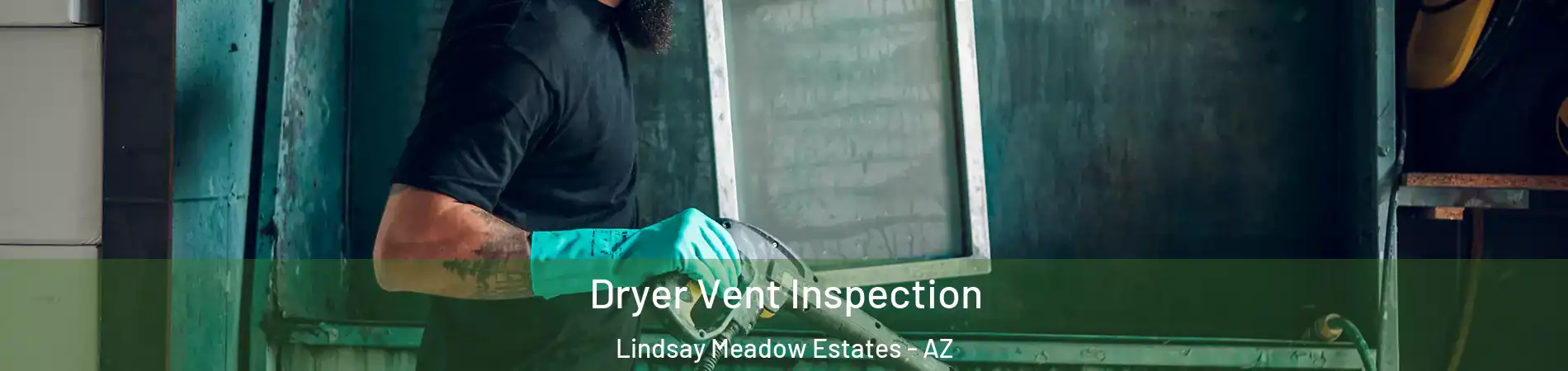 Dryer Vent Inspection Lindsay Meadow Estates - AZ