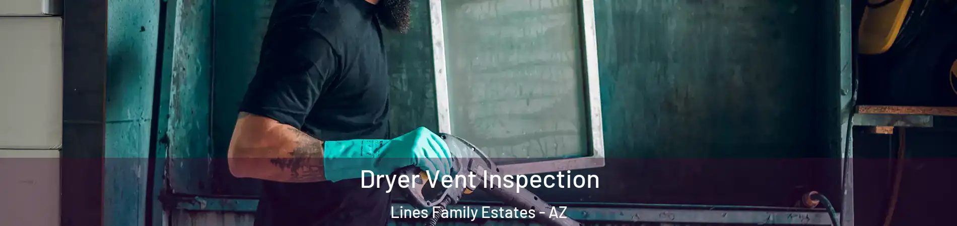 Dryer Vent Inspection Lines Family Estates - AZ