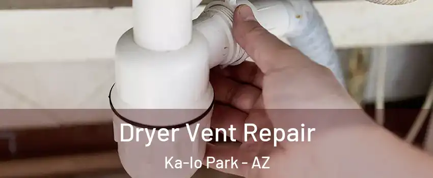 Dryer Vent Repair Ka-lo Park - AZ