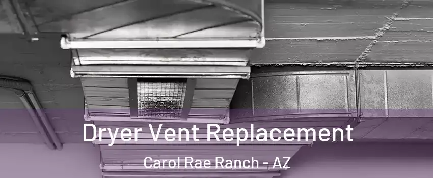 Dryer Vent Replacement Carol Rae Ranch - AZ