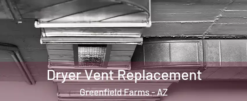 Dryer Vent Replacement Greenfield Farms - AZ