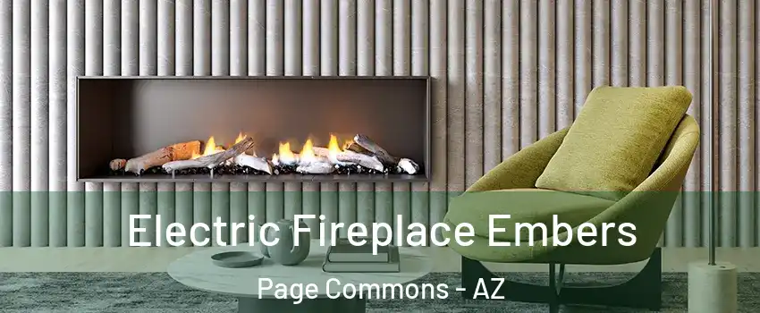 Electric Fireplace Embers Page Commons - AZ