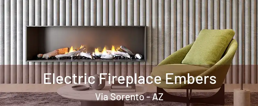 Electric Fireplace Embers Via Sorento - AZ