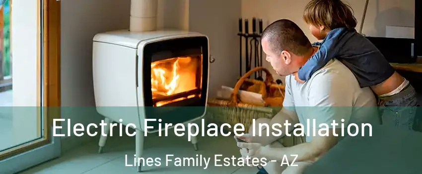 Electric Fireplace Installation Lines Family Estates - AZ