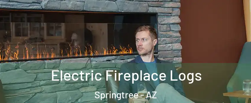 Electric Fireplace Logs Springtree - AZ