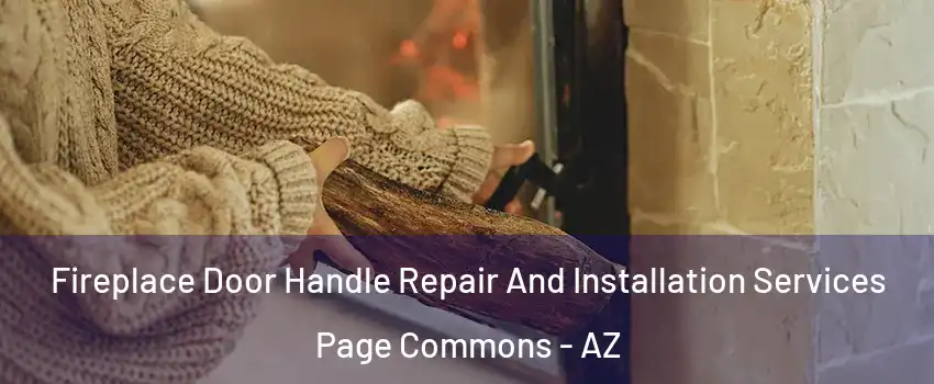 Fireplace Door Handle Repair And Installation Services Page Commons - AZ