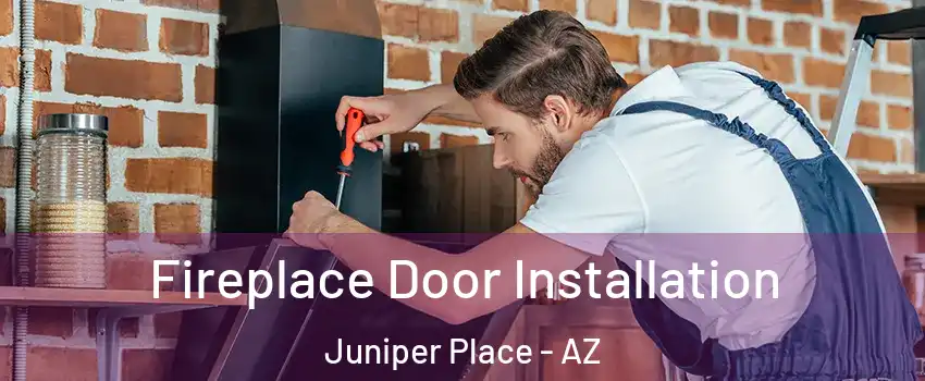 Fireplace Door Installation Juniper Place - AZ