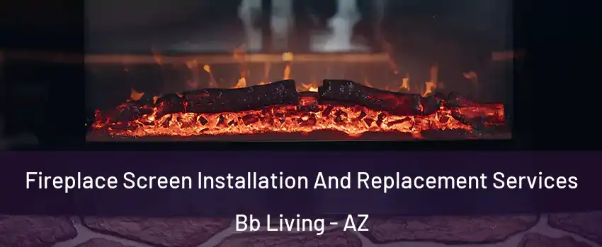 Fireplace Screen Installation And Replacement Services Bb Living - AZ