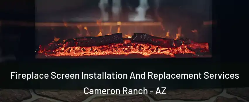 Fireplace Screen Installation And Replacement Services Cameron Ranch - AZ