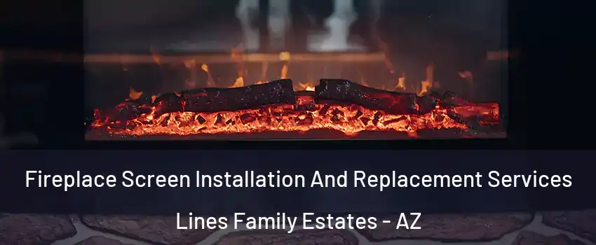 Fireplace Screen Installation And Replacement Services Lines Family Estates - AZ