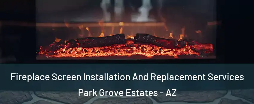 Fireplace Screen Installation And Replacement Services Park Grove Estates - AZ