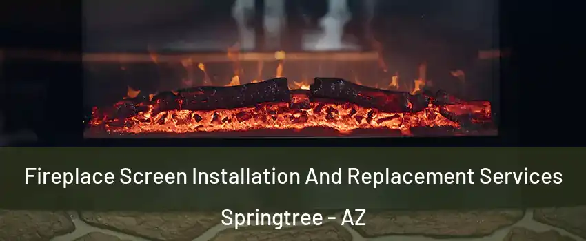 Fireplace Screen Installation And Replacement Services Springtree - AZ