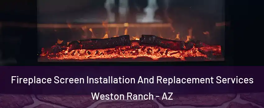 Fireplace Screen Installation And Replacement Services Weston Ranch - AZ