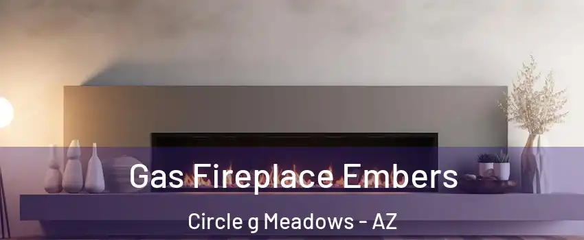 Gas Fireplace Embers Circle g Meadows - AZ