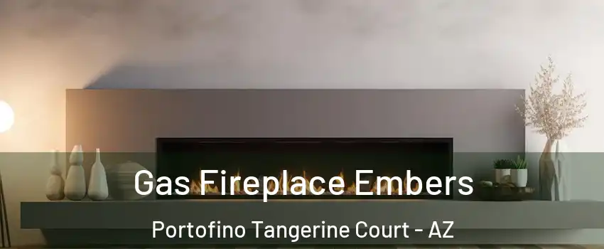 Gas Fireplace Embers Portofino Tangerine Court - AZ