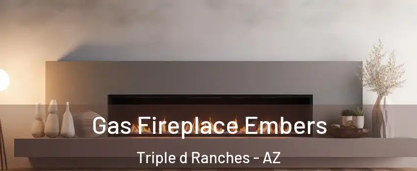 Gas Fireplace Embers Triple d Ranches - AZ