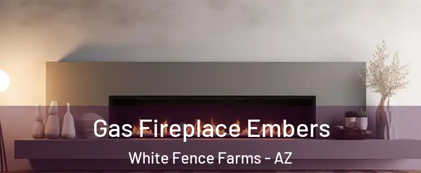 Gas Fireplace Embers White Fence Farms - AZ