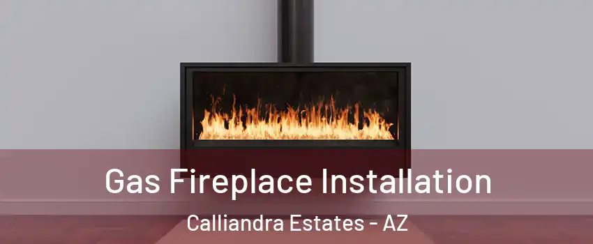 Gas Fireplace Installation Calliandra Estates - AZ