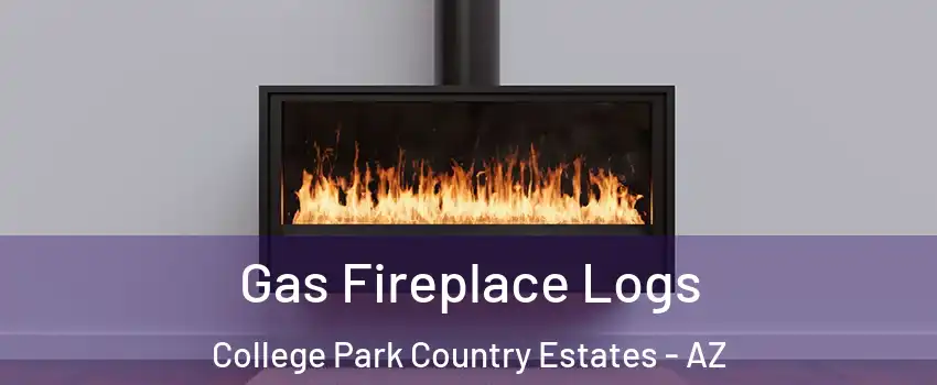 Gas Fireplace Logs College Park Country Estates - AZ