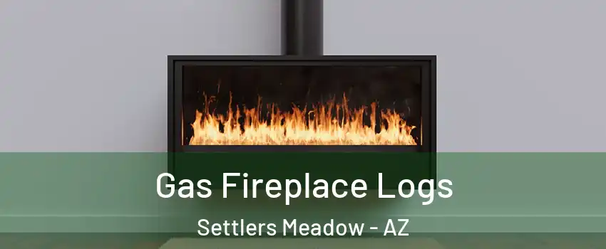 Gas Fireplace Logs Settlers Meadow - AZ