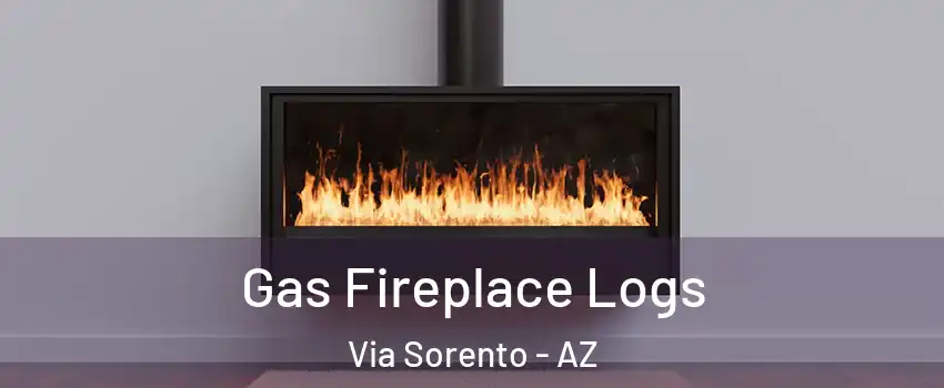 Gas Fireplace Logs Via Sorento - AZ