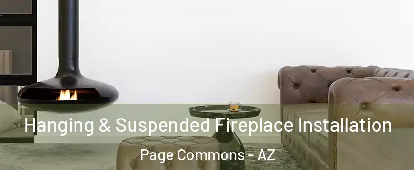 Hanging & Suspended Fireplace Installation Page Commons - AZ