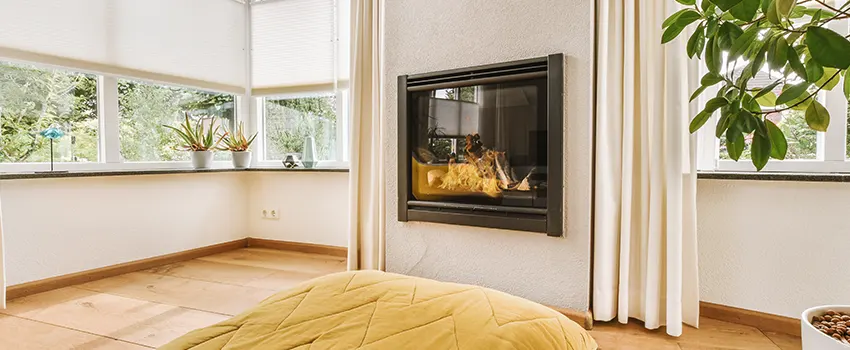 Residential Fireplace Ceramic Glass Installation in Highland Groves At Morrison Ranch, AZ