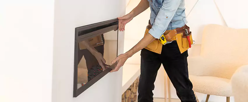 Metal Fireplace Installation in Highland Groves At Morrison Ranch, Arizona