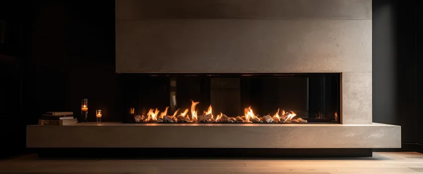 Gas Fireplace Ember Bed Design Services in Highland Groves At Morrison Ranch, Arizona