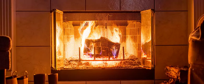 Mendota Hearth Landscape Fireplace Installation in Highland Groves At Morrison Ranch, Arizona