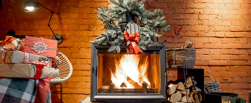 Travis Industries Linear Gas Fireplace Installation in Highland Groves At Morrison Ranch, Arizona