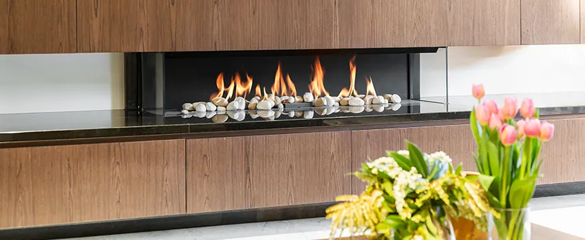 Double-height Fireplace Design Refurbishment in Highland Groves At Morrison Ranch, Arizona