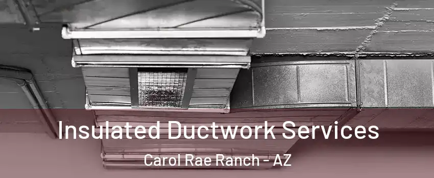 Insulated Ductwork Services Carol Rae Ranch - AZ