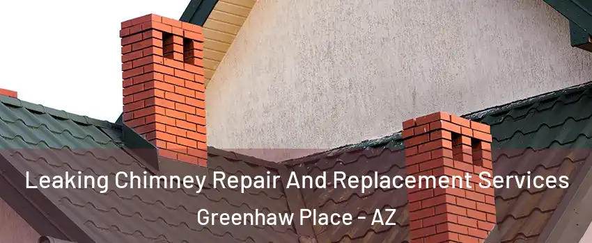 Leaking Chimney Repair And Replacement Services Greenhaw Place - AZ