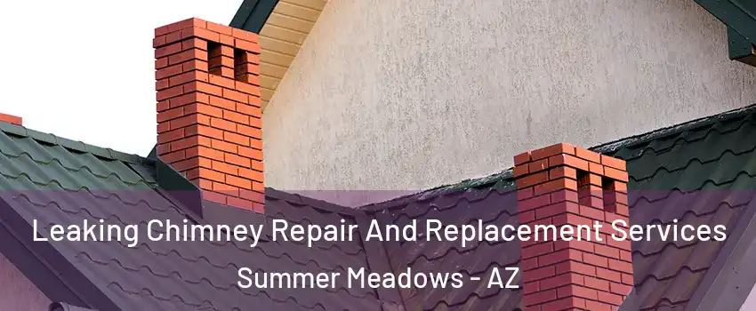 Leaking Chimney Repair And Replacement Services Summer Meadows - AZ