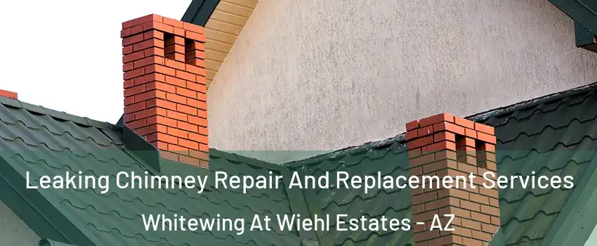 Leaking Chimney Repair And Replacement Services Whitewing At Wiehl Estates - AZ